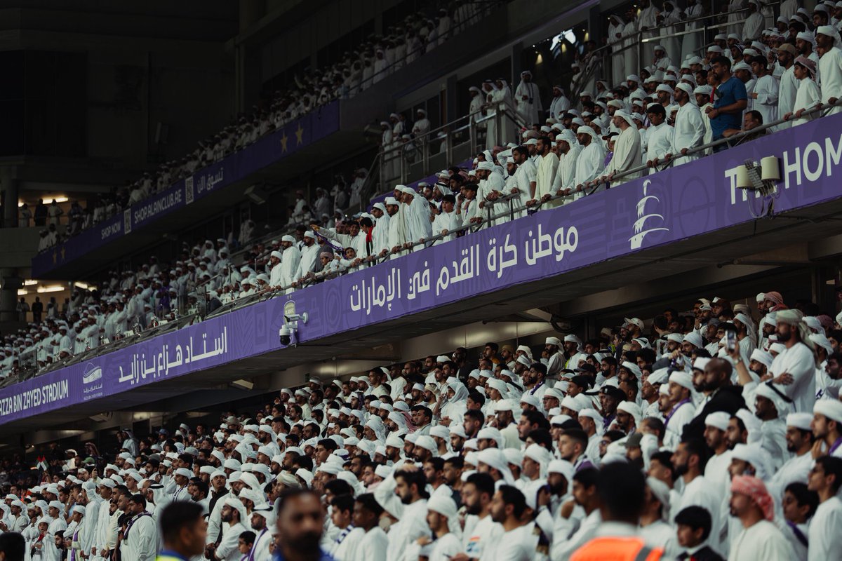mnbralainfc's tweet photo. 🚨🚨— عاجل ورسميًا

• مكتب شؤون الجماهير لنادي العين يعلن استعداد مدرجات الزعيم في استاد بني ياس💜

محرك المدرج 📣
إيقاع خليجي 🥁
إيقاع لاتيني جديد 🥁
بنرات جديدة كلاسيك
أعلام كبيرة 🚩
كونفيتي بنفسجي 🎉
دخان المدرج 💨 https://t.co/cNS5TMsRy9