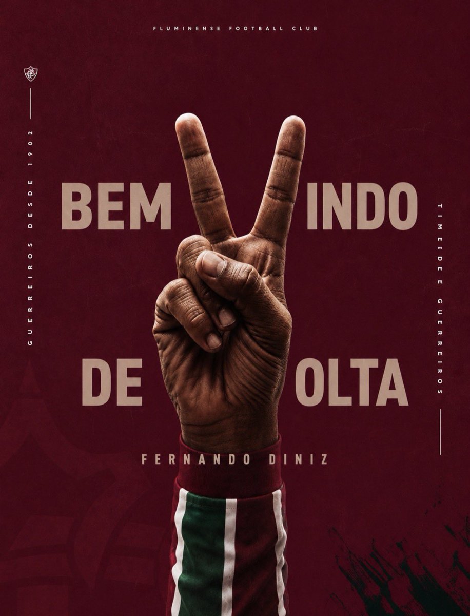 xeremmemes's tweet photo. 🇭🇺 ELE ESTÁ DE VOLTA.

A história continua.

O Fluminense Football Club anuncia Fernando Diniz como o novo técnico da equipe profissional.

De volta às Laranjeiras, Diniz retorna ao clube onde construiu uma das maiores histórias recentes do Tricolor — marcada por identidade, futebol ofensivo e, principalmente, pela conquista da Glória Eterna em 2023. 🏆🏆

Agora, começa um novo capítulo.

Bem-vindo de volta, Fernando Diniz.

🇭🇺 É O FLU. É DINIZ. É FUTEBOL.

#Fluminense #Diniz #VamosFluzão #SouTricolor