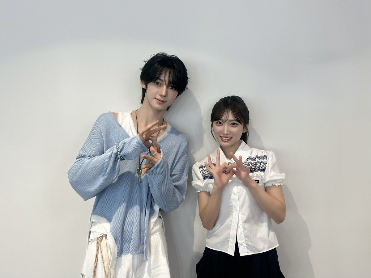nako_yabuki_75's tweet photo. @TWS_PLEDIS 
TWSのHANJINさんと、OVERDRIVE❤️‍🔥
最後に #縁の手紙 ポーズしていただきました！ありがとうございます🌿 
투어스 한진님이랑 앙탈 챌린지 찍었습니다!!
　↓↓↓
【https://t.co/uaaY6iA6mP】

SODA SODAコラボは、TWSさんのアカウントでぜひご覧ください🫧
　↓↓↓
【https://t.co/5Kph1KHtiy 】