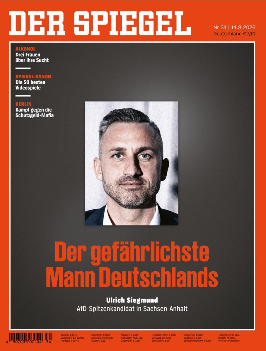 JahnTeam's tweet photo. 💥Wie jetzt, Björn Höcke ist nicht mehr die Nr.1😂💥

Der #Spiegel ist einfach Super!

🦅#TEAMHEIMAT🇩🇪 
#Höcke @UlrichSiegmund 

Quelle: https://t.co/ILMAgEY9mF https://t.co/jTY3X2leUV