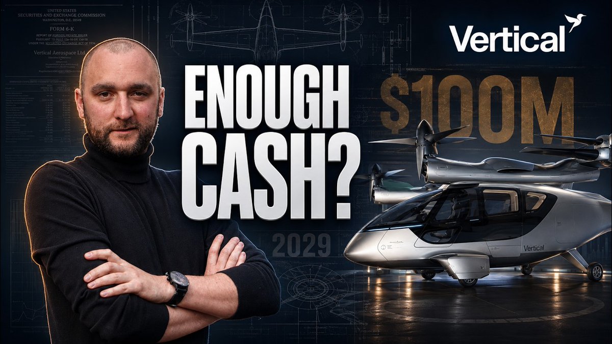 MartynInvestor's tweet photo. $EVTL
Vertical Aerospace Earnings LIVE:
Is $100M Enough to Reach Certification?
LIVE Now on YouTube
https://t.co/4pji0fxuVn
#EVTL #Vertical #SPCE #SPCX #MartynLucasINVESTOR
@eVTOLHUB @sensei_live_ https://t.co/1R0Oy21W5D