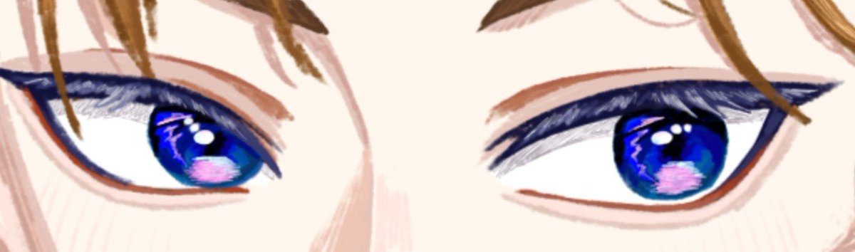 syachi09's tweet photo. #このタグを見た人は自分の絵柄の目の部分を見せる https://t.co/qGgBEcfV7i