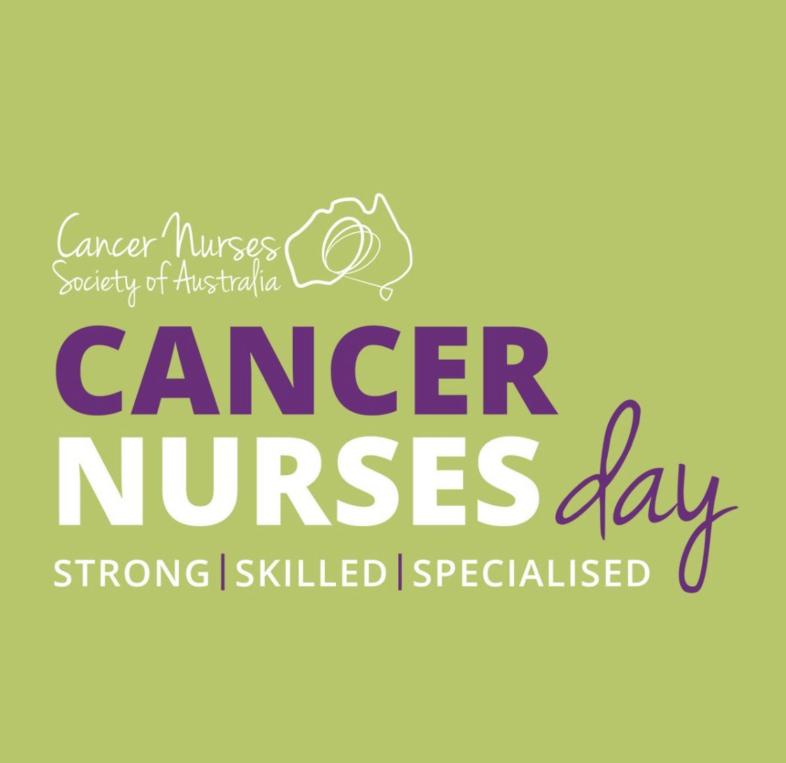 DarcyBurbage's tweet photo. Happy Cancer Nurses Day to our wonderful @oncologynursing colleagues in Australia 🇦🇺! 
Thanks for all you do 🎉! https://t.co/tlYPRr7Pd8