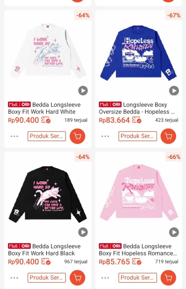 Oceanofinds's tweet photo. PENEMUAN BAJU/KAOS TERLUCUU &amp; TERGEMESS 👀 

Dari brand lokal ini guys pliss kepoin 
Longsleeve dan tshirt nya dari toko ini karna lucu-lucu semua 😩💓 https://t.co/VYh5xO020I