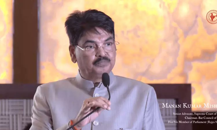 LiveLawIndia's tweet photo. #BREAKING BCI Chairperson Manan Kumar Mishra says that no student who graduated from NALSAR University of Law will be enrolled until further orders from Bar Council of India.

BCI Chairman seeks report from NALSAR on students who mobilised a campaign to not invite CJI Surya Kant for convocation.