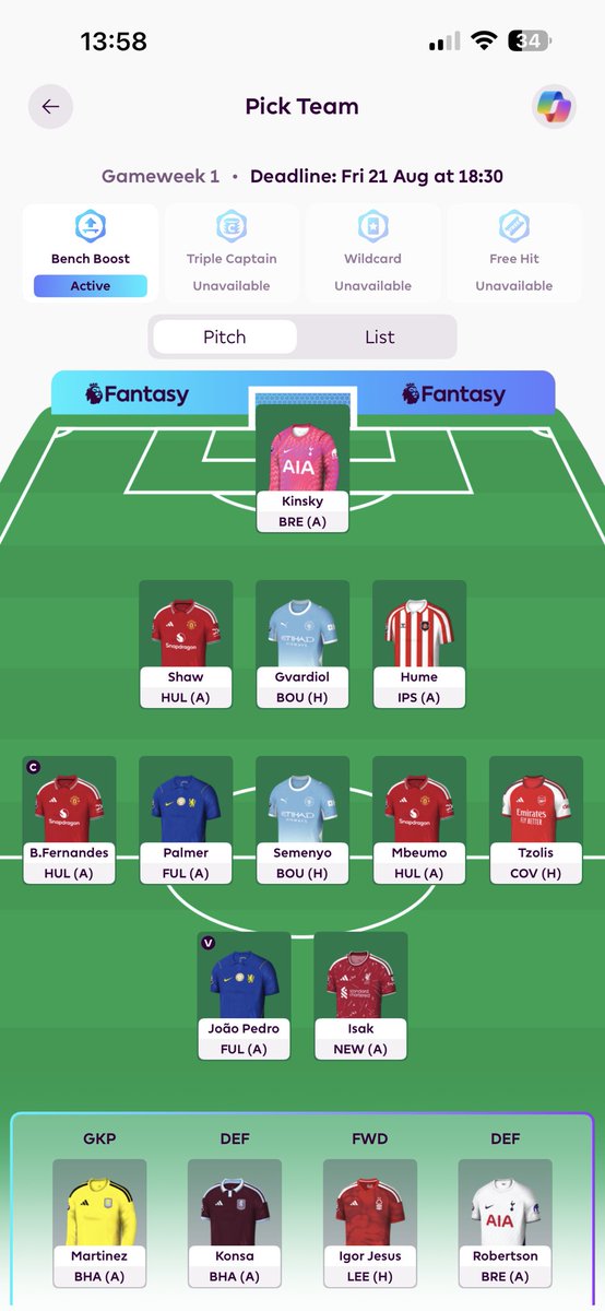 Tom_RBooth's tweet photo. @FFScout @fplblackbox_az @FPLFamily https://t.co/q02SThA9jx