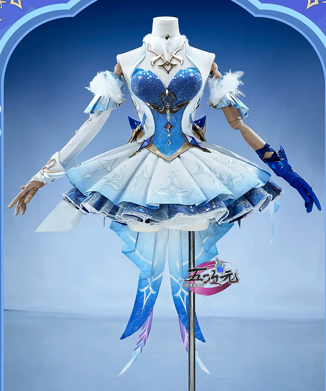 Soursugar_ye's tweet photo. #五次元　#原神　#オデット　#コスプレ
五次元　原神　オデット　コスプレ　衣装は販売開始です
https://t.co/G7mJ1DYEDv
スカートはキラキラしてて綺麗～
特製のタイツの再現度が高い！
イヤリングはピアスの穴がなくても付けます🥰 https://t.co/bcptq1RTaB