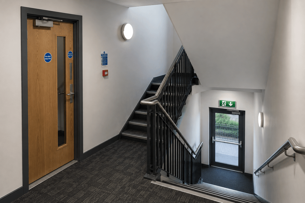 MartynYoung_FP's tweet photo. What Makes a Protected Escape Route?

View More: https://t.co/RdtFWUoilw

When a fire breaks out, every second counts. The ability to leave a building quickly and safely can ... https://t.co/MSIm0KFewV