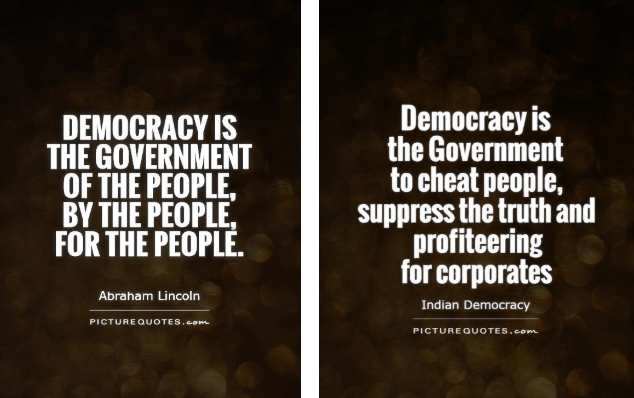 Hello_Dasu's tweet photo. @EconomicTimes What Lincoln told about democracy vs what India adapted for it's citizens https://t.co/l8hFYj2K2J