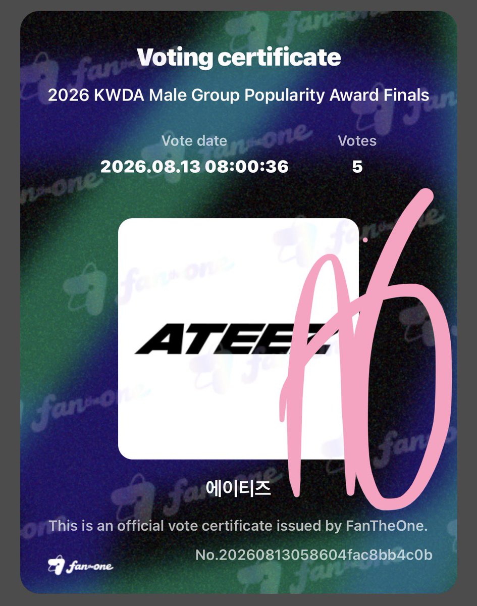 AtzBluebirdFM's tweet photo. ATINY! Have you voted ATEEZ for KWDA Male Group on Fantheone? Voting is super easy!

Open app > claim log in gems > vote! You can also additionally watch ads and participate in other promotions to claim more gems. 

There’s only 1 day left for voting and ATEEZ will be attending this award show later this month! Let’s get them a win. 💕