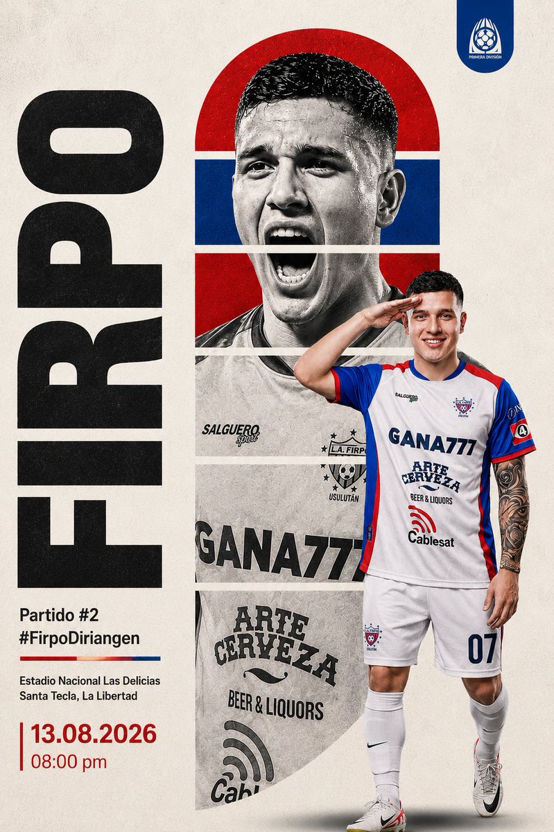 LosDelTw_'s tweet photo. 🇳🇱 ¡HOY JUEGA FIRPO! 🇳🇱

Esta noche volvemos a la escena internacional. Firpo recibe al Diriangén de Nicaragua por el Grupo A de la Copa Centroamericana.

🏟️ Las Delicias
🕗 8:00 p. m.

¡#VamosFirpo! 👊🏼

 #CopaCentroamericana #LosDelTwitter https://t.co/2sPGrYN9Ak