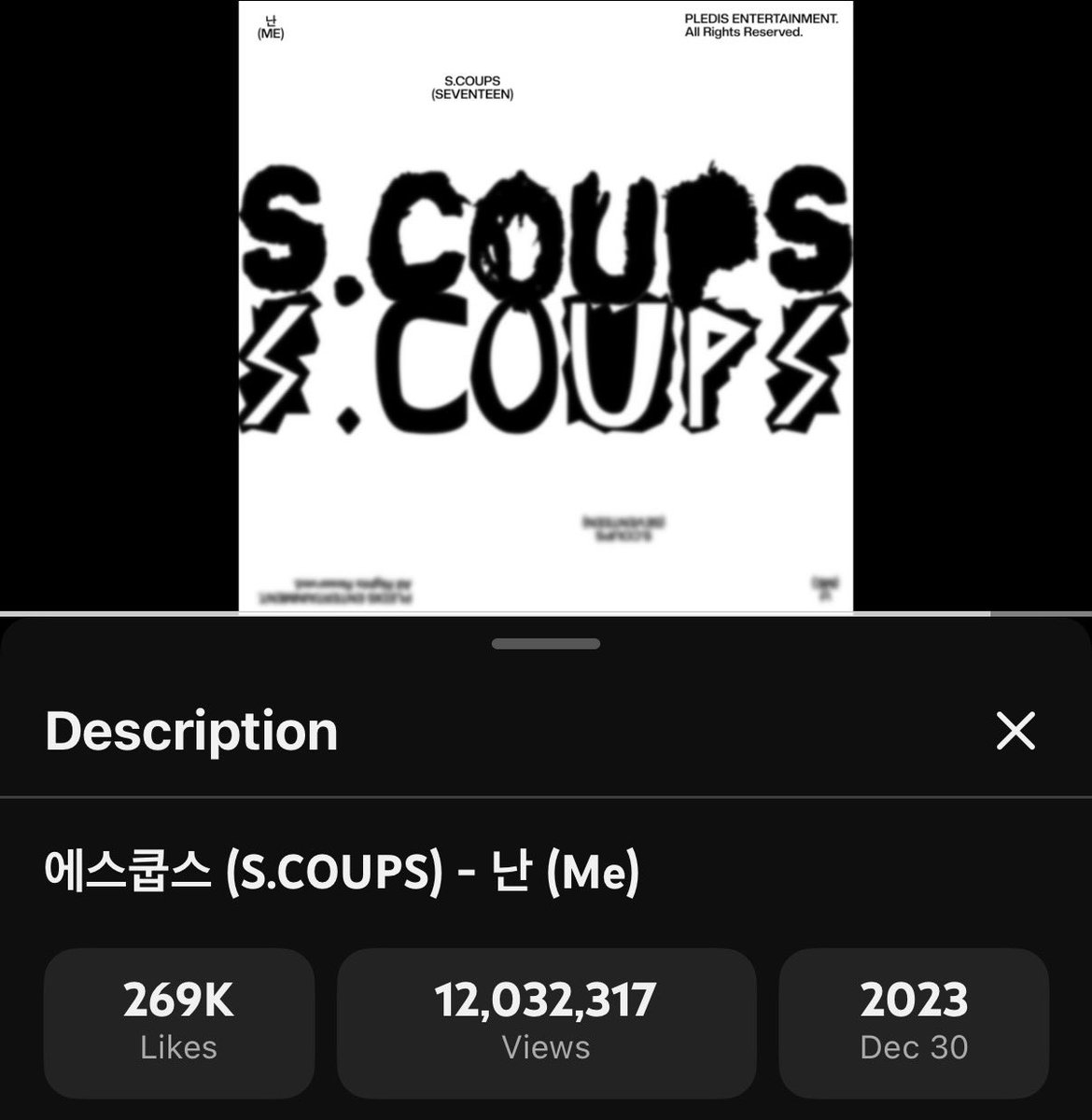 aboutscoups's tweet photo. 난 (Me) by S.COUPS surpassed 12M views on youtube! 🎉 #에스쿱스 

so proud of you, scoups! thank you for making this beautiful song 🤍

🔗 https://t.co/wHmC5PsiHq https://t.co/Dc69sbiNGt