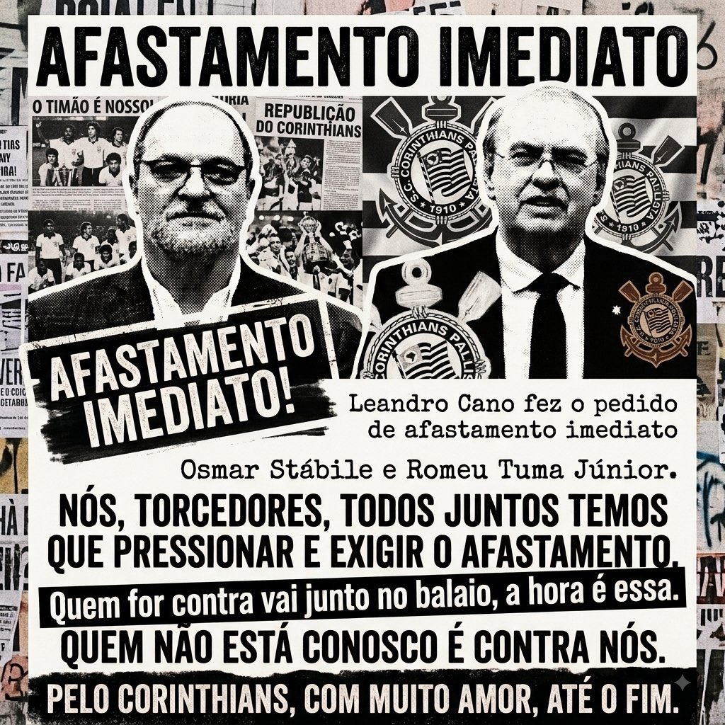Marcio_D10's tweet photo. @Corinthians #ForaOsmar https://t.co/Gvwcsh62F5