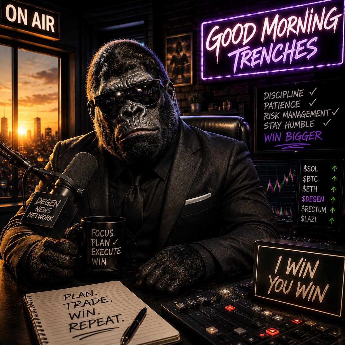 JayDeezy1413's tweet photo. Good Thursday Morning X! 

Let’s get some Ws today! 

Are you grinding? https://t.co/hw7CJzWqAf