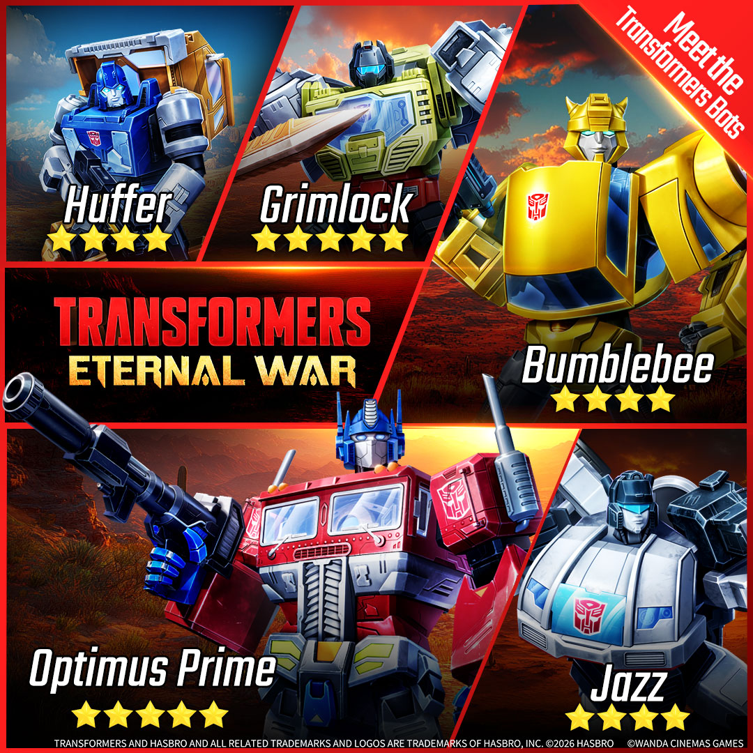 TFEternalWar's tweet photo. TRANSFORMERS: ETERNAL WAR.
New Mobile Game! Pre-register now!