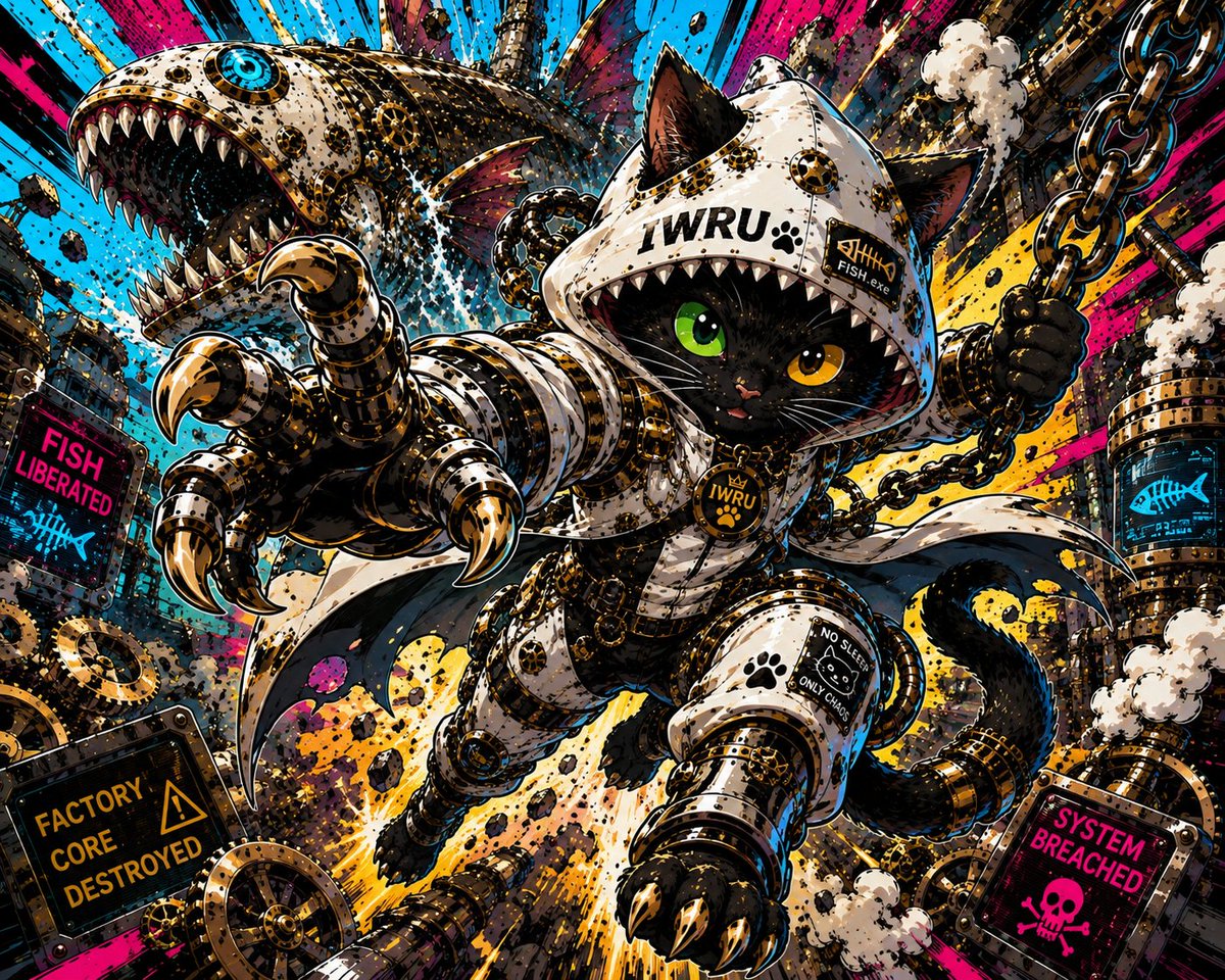 DjangoUnchain06's tweet photo. Cyborg mode: ACTIVATED. βοΈπββ¬π₯
Someone said βupgrade IWRU.β Nobody said anything about keeping the factory intact. π₯π
#CyborgArt #IWRU #SteampunkArt #AIArt #DigitalArt https://t.co/T3xRkAIbOM