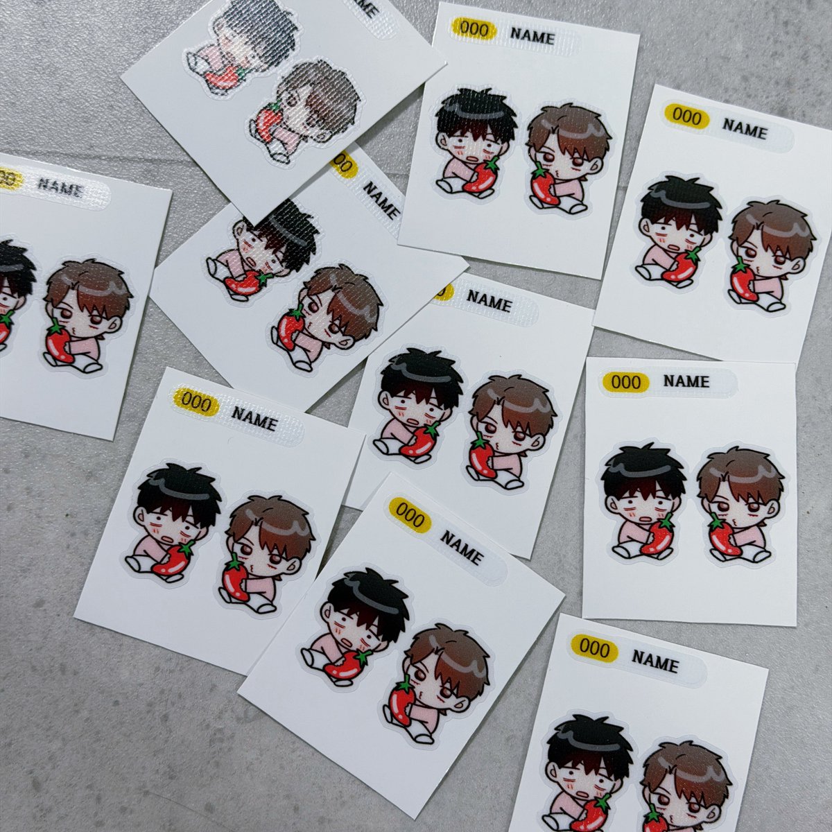 Rnfqk0210's tweet photo. 작가님 공유해주신 도안으로 띠쁘씰 뽑았는데 
너무 귀여워요 🥺❤️ 코롯토 뽑아야겠다 🌶️
@HandaeMu #고추실종사건 https://t.co/IqgMqCFJYm