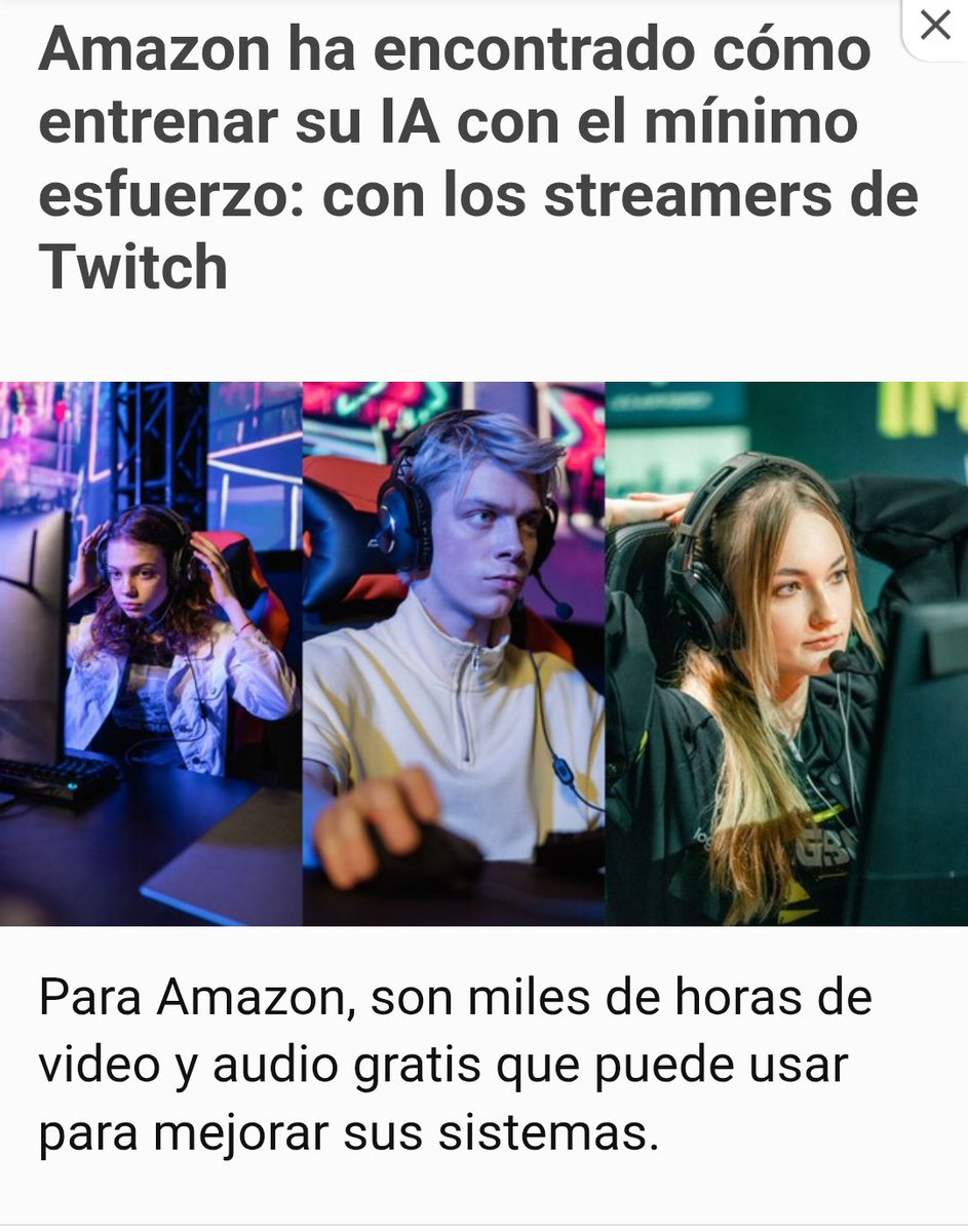 LumiachanVT's tweet photo. #vtuber #twicht
Valla valla twicht haciendo de las suyas
Básicamente te usan como conejito de indias para entrenar su IA y sin paga jaja https://t.co/YEkd27J6Mq