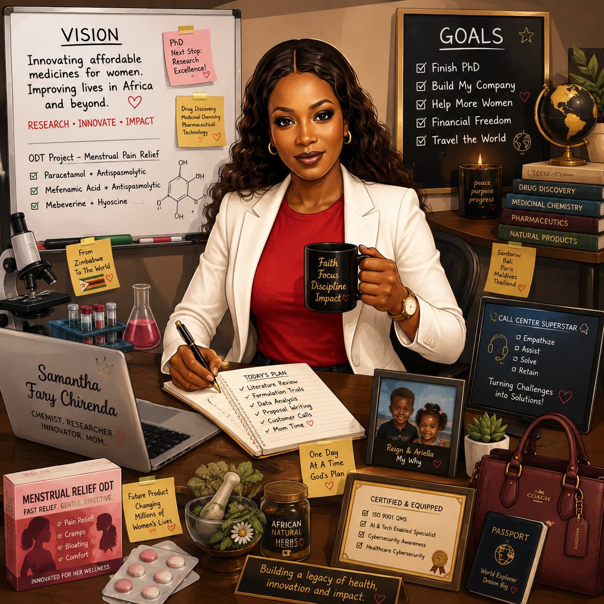 Rozvi_Princess's tweet photo. A Caricature, But Make It My Career Story ✨🔬 https://t.co/CM3YAXKGum