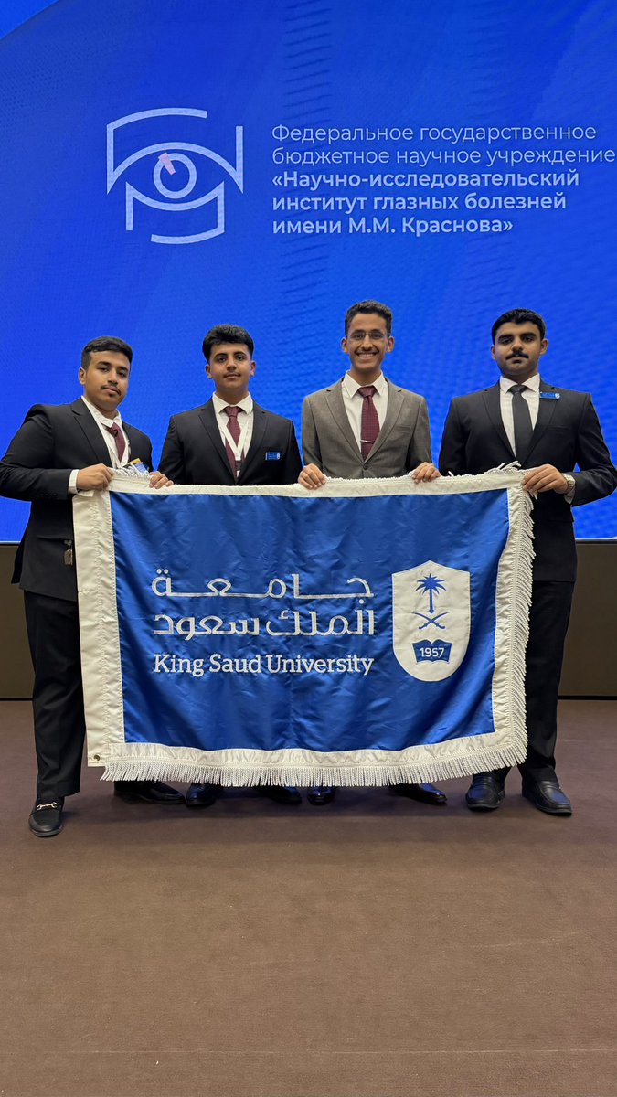 h1aitham's tweet photo. تشرفت بتمثيل جامعة الملك سعود والمملكة العربية السعودية في الرحلة العلمية والثقافية إلى روسيا 🇸🇦🇷🇺

ومن أبرز محطاتها زيارة سفارة المملكة واللقاء بسعادة سفير خادم الحرمين الشريفين لدى جمهورية روسيا الاتحادية، الأستاذ سامي بن محمد السدحان

تجربة أعتز بها وفخر بتمثيل وطني وجامعتي💙 https://t.co/V1FBYPmzsA
