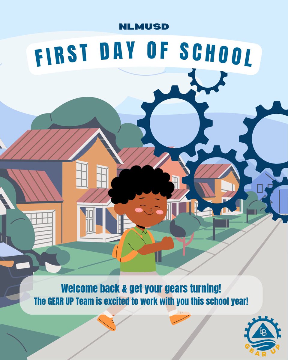 gearuplb's tweet photo. The Long Beach GEAR UP team is excited to welcome the NLMUSD students back to school! At the school sites, students can receive support from our College &amp; Career Advisors, Ms. Ruthie Mendez and Mr. Jay Yezzo-Lewis. Feel free to visit them in the GEAR UP room! https://t.co/cIoIVV5xjV