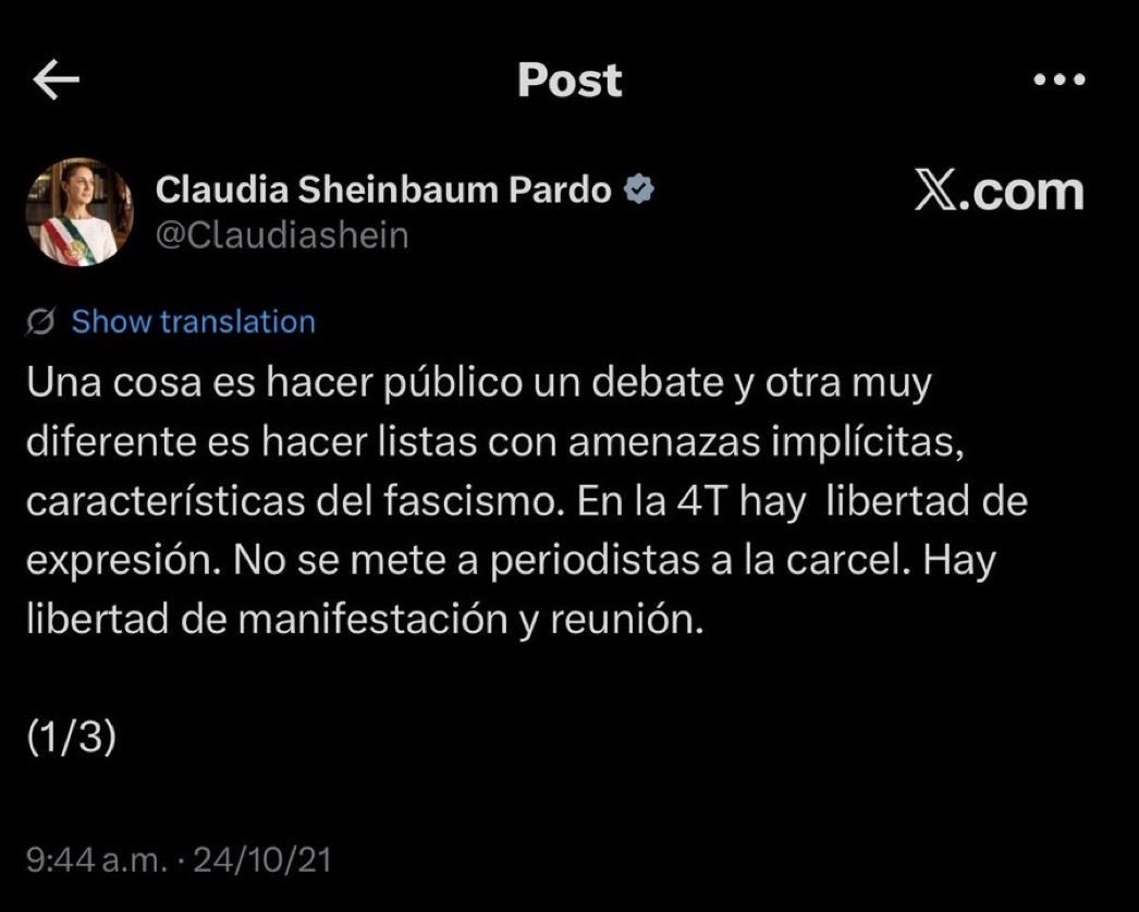 El_mink's tweet photo. @JTrianaT Qué no hacían listas o Como era? Preguntemos a la @Claudiashein de 2021: https://t.co/e3IzM5Yi8f