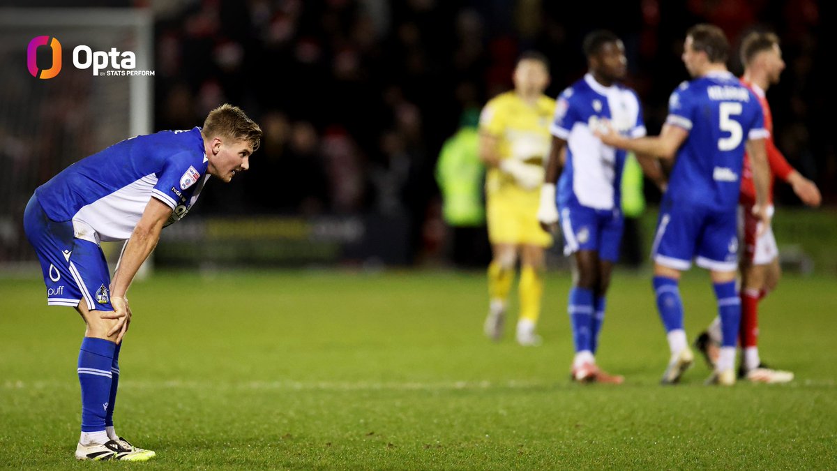 OptaJoe's tweet photo. 14 – Bristol Rovers have lost the most matchday one fixtures in the EFL since 2004-05 (14), now winning just twice on the opening day across their last 20 attempts in the Football League (D4 L14).

Glum. #OptaOnEFL https://t.co/q32d3oo4jM