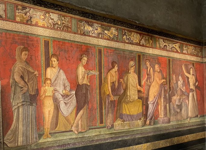 AlBlaineau's tweet photo. La fresque de la Villa des Mystères, à Pompéi, est un chef-d’œuvre https://t.co/BGckA3ZiBS