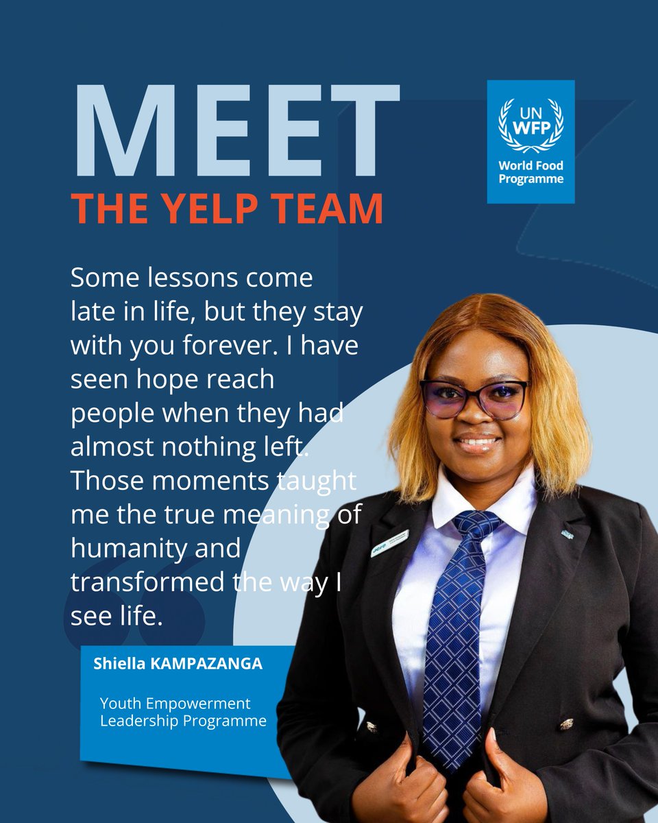 WFP_Zimbabwe's tweet photo. No place is too difficult to reach.

That's the mindset driving Shiella, who supports the Supply Chain Unit.

A logistician should always have solutions at their fingertips. Like @WFP works to overcome challenges and ensure support reaches even the hardest to reach communities. https://t.co/44byOOliRi