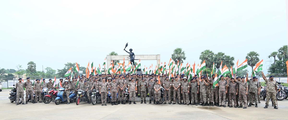 Rangejamshedpur's tweet photo. HAR GHAR TIRANGA BIKE RALLY CONDUCTED BY @Rangejamshedpur ON 13/08/2026. https://t.co/6ri8FHqu2e