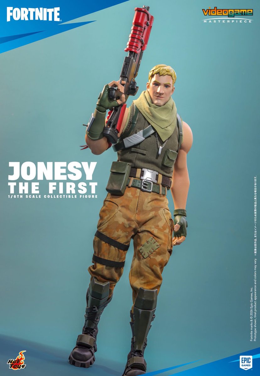 one6Update's tweet photo. #HotToys announced Jonesy from Fortnite.
5
#Sixth #SixthScale #HotToysCollectibles #ホットトイズ #actionfigures #Figures #Fortnite https://t.co/H88P8S8B2T