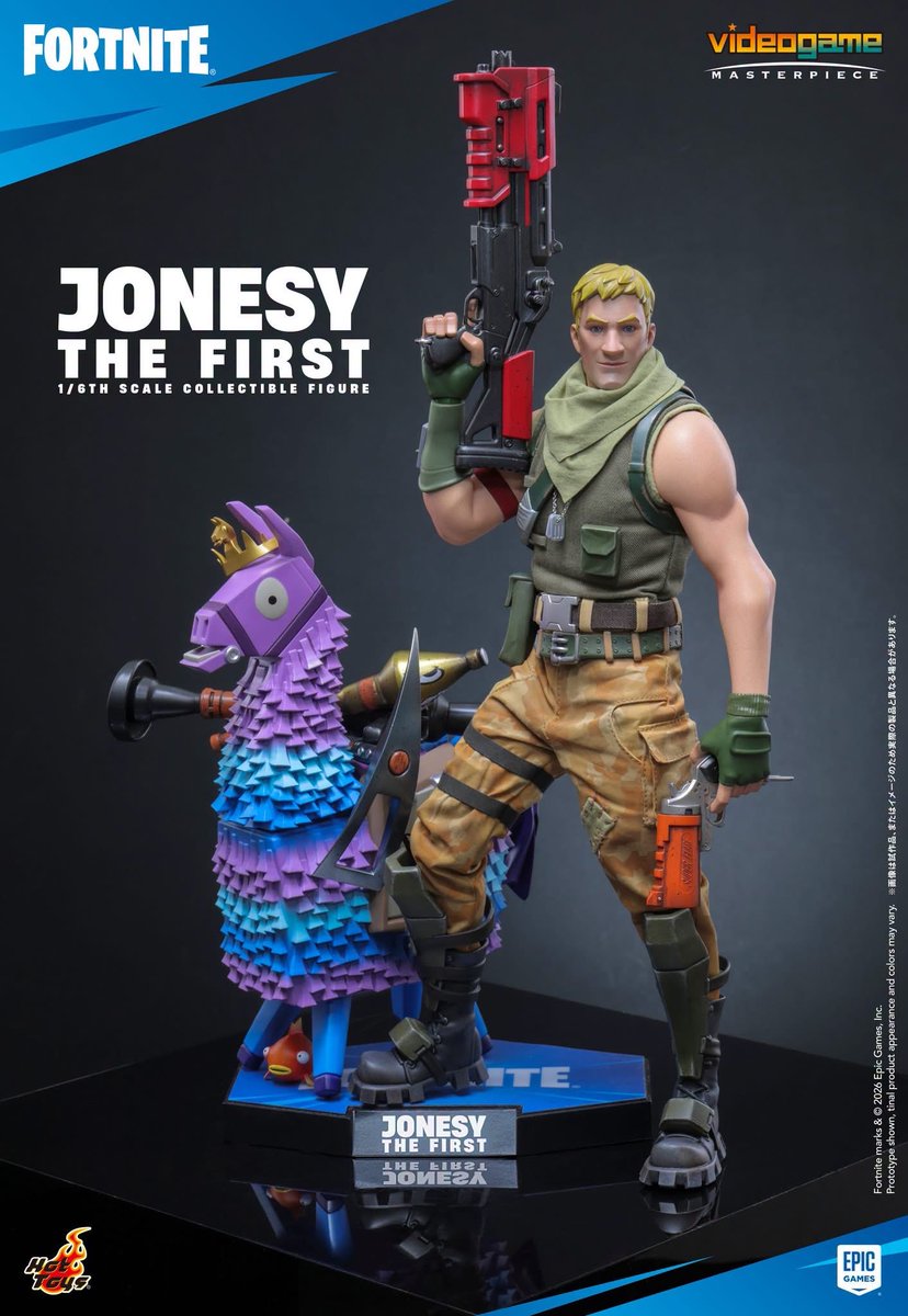 one6Update's tweet photo. #HotToys announced Jonesy from Fortnite.
5
#Sixth #SixthScale #HotToysCollectibles #ホットトイズ #actionfigures #Figures #Fortnite https://t.co/H88P8S8B2T