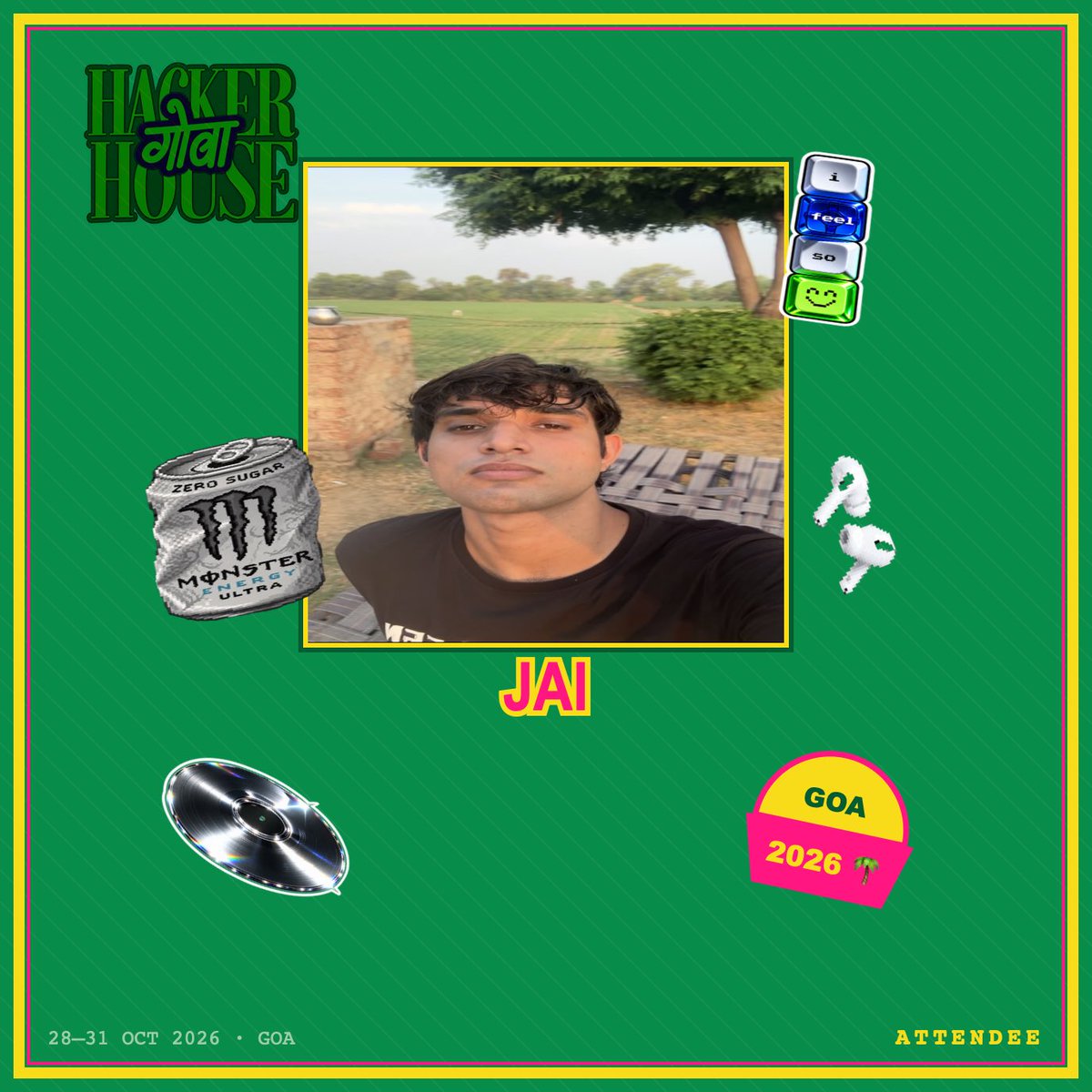 popexenon's tweet photo. If you build things, break things, and occasionally ship things you gotta hop in at Hacker House Goa.

If Beach, debugging bugs, building cool shit, and spamming caffeine and working like a maniac sounds cool to you, do make a pitstop
🏎️🏁 at HHG💚 https://t.co/leDwZy1MBG