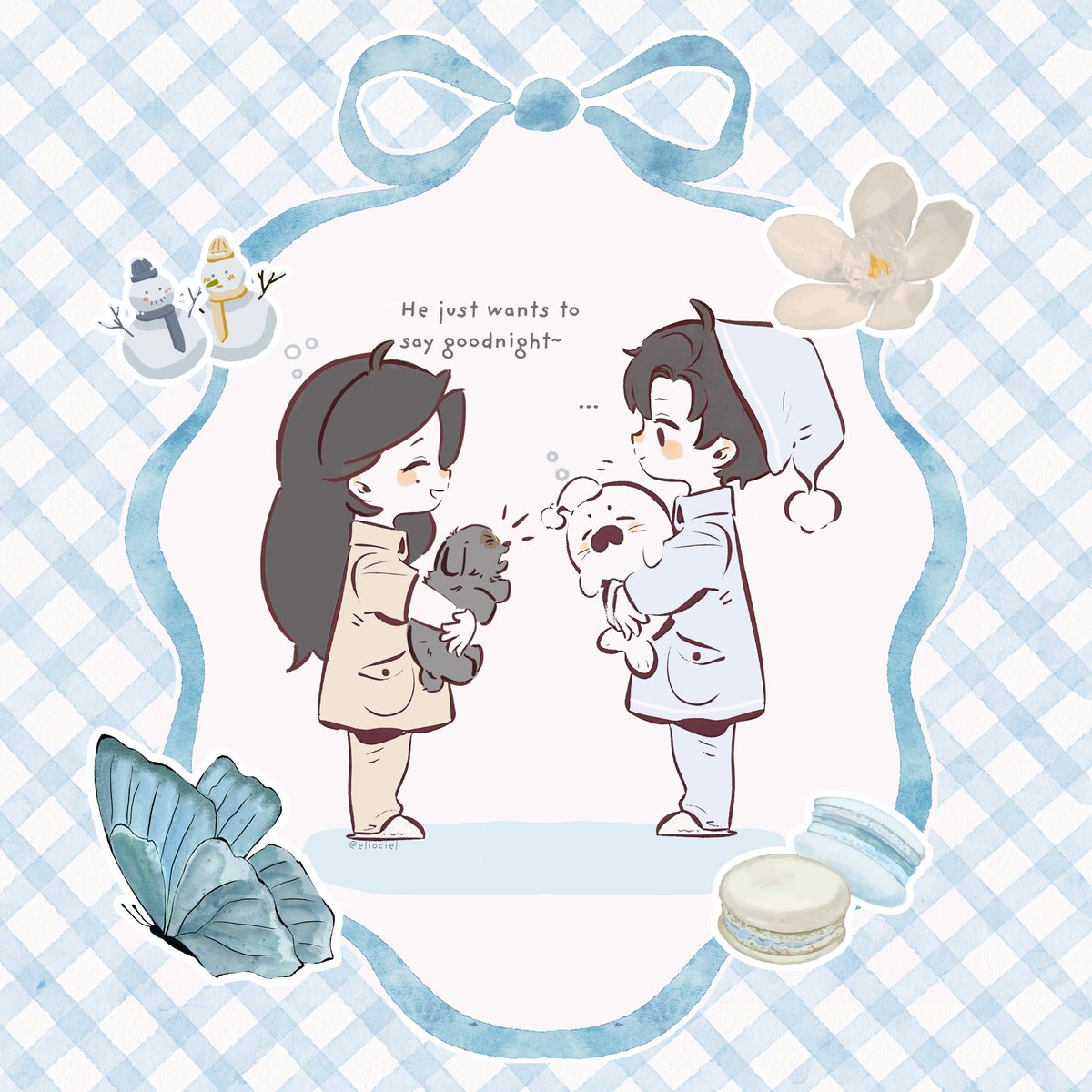 snwyreiis's tweet photo. bedtime with #snowglow 𐔌՞-  . -՞𐦯 ᶻ𝗓𐰁

art © @eliociel 

⋆⁺₊❅。#黎深 #yumeship https://t.co/pfyrnVhJWr