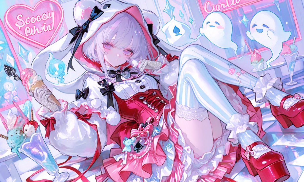 Pon_ta4's tweet photo. ୨୧ 衣装プロンプト配布 ୨୧

❥❥♠️×👻×🍨~✮

𝕟𝕠𝕥𝕖 ❥⋯▶︎ https://t.co/VpCZupyKJn

#ぽんのきせかえやさん☁️𓂂𓏸 https://t.co/XjXu1ZobxO