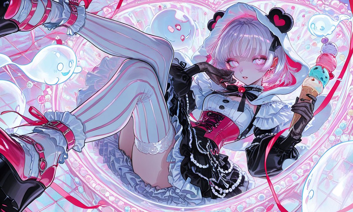 Pon_ta4's tweet photo. ୨୧ 衣装プロンプト配布 ୨୧

❥❥♠️×👻×🍨~✮

𝕟𝕠𝕥𝕖 ❥⋯▶︎ https://t.co/VpCZupyKJn

#ぽんのきせかえやさん☁️𓂂𓏸 https://t.co/XjXu1ZobxO