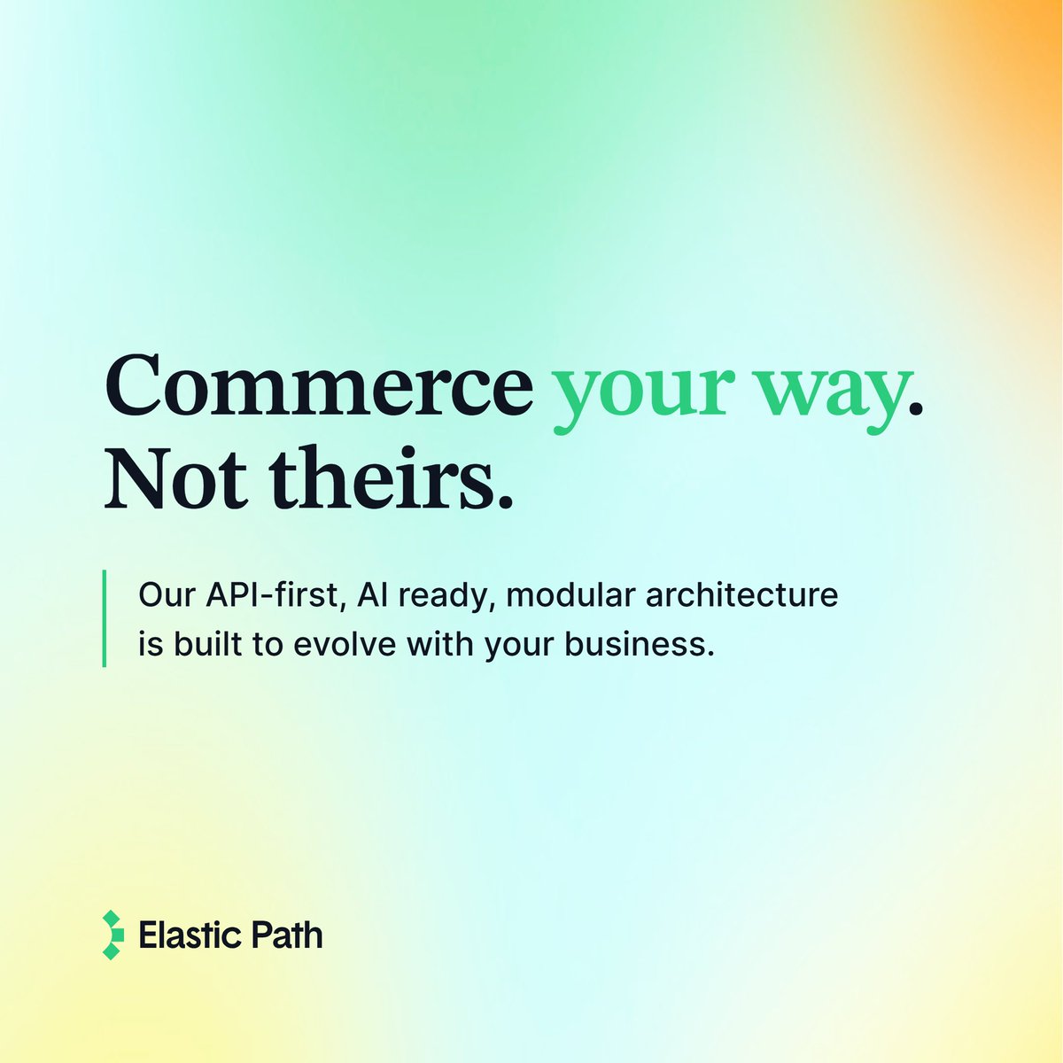 elasticpath's tweet photo. Every business has its own catalog structure, pricing model, buyer workflows, and integration requirements.

Elastic Path is built for exactly that — API-first, AI-ready, and flexible enough to evolve as your business does.
https://t.co/HMzmQa7co4 https://t.co/1at1qQ5axO