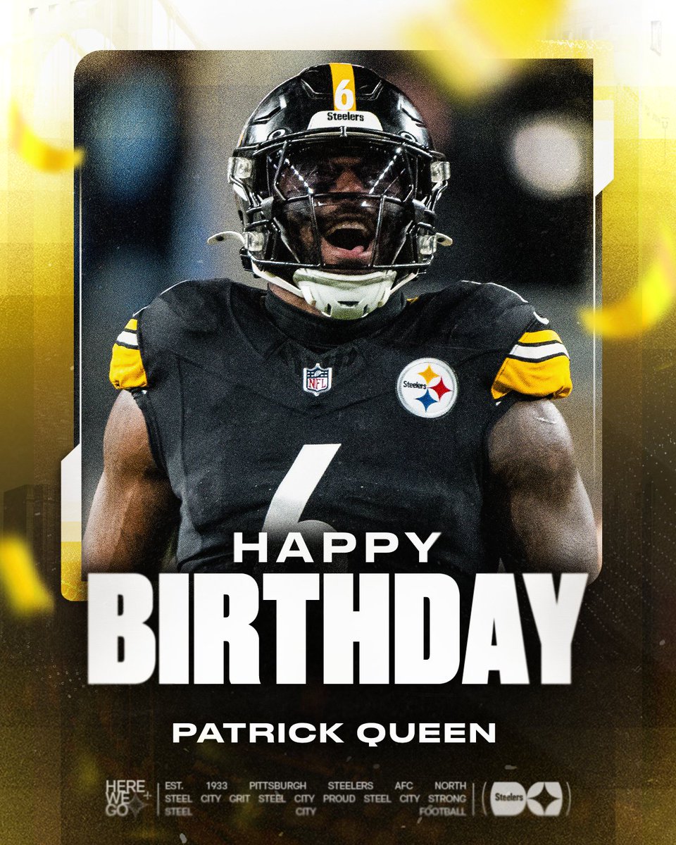 steelers's tweet photo. HBD @Patrickqueen_ ‼️ https://t.co/w3jMO9NeNb