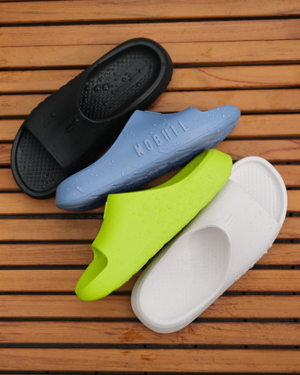 nobull's tweet photo. Meet the all-new Recharge Slides. Soft and supportive with a no-slip fit. Built for training recovery. Recharge and go again.

Shop now: https://t.co/cLpXuWaYBG https://t.co/8rqI2RIDva