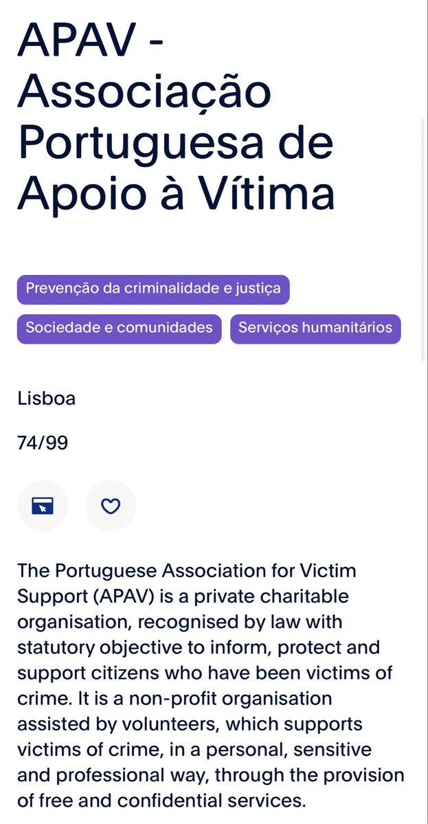 ottawaliens's tweet photo. i’ve donated to APAV. it’s a portuguese association to victims of domestic violence. if you have any means to donate please do. apav has helped a lot of friends of mine.

🔗 https://t.co/FgEgFENI64 https://t.co/T2udG72QxJ