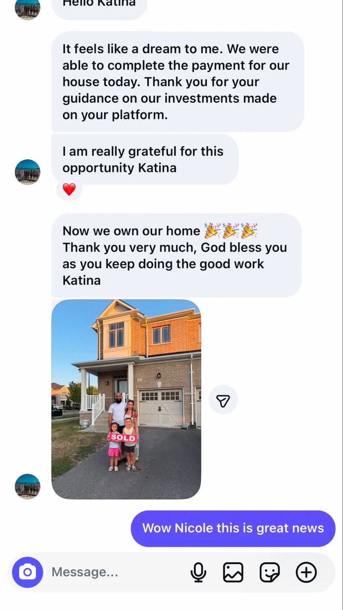 katina_ava's tweet photo. SEND A MESSAGE TO START MAKING MONEY FROM THE COMFORT OF YOUR HOME

Congratulations on your new home. May it be filled with love, laughter, and lasting memories.
This exciting new chapter is a wonderful achievement, offering a perfect place for fresh starts and comfort. Enjoy making this space your own. Thanks for trusting my my platform.