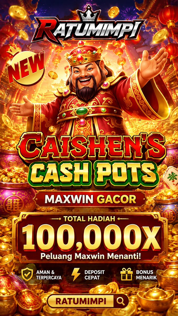 Ratumimpi1's tweet photo. Caishen’s Cash Pots hadir dengan tema keberuntungan, fitur menarik, dan gameplay seru yang cocok untuk para pecinta slot. Jelajahi keseruan setiap putaran dan nikmati pengalaman bermain yang penuh kejutan

https://t.co/TDGSq1lph0

#CaishensCashPots #SlotGacor #IndoGame #Indonesia https://t.co/lrlwaH0WgT