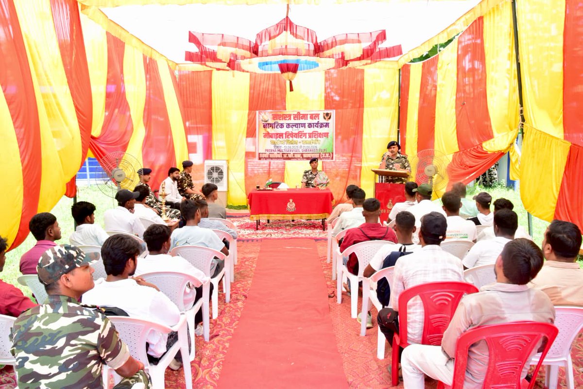 59bnssb_india's tweet photo. आज 13.08.2026 को 59 #SSB द्वारा #वाइब्रेंट_विलेज बलाईगांव में नागरिक कल्याण कार्यक्रम के तहत 20 सीमावर्ती युवाओं हेतु 20 दिवसीय मोबाइल रिपे���रिंग प्रशिक्षण का शुभारंभ किया गया। उद्देश्य युवाओं को कौशल, स्वरोजगार व आत्मनिर्भरता से जोड़ना है।
#BorderSpine59 https://t.co/Vf4gAsSMfM
