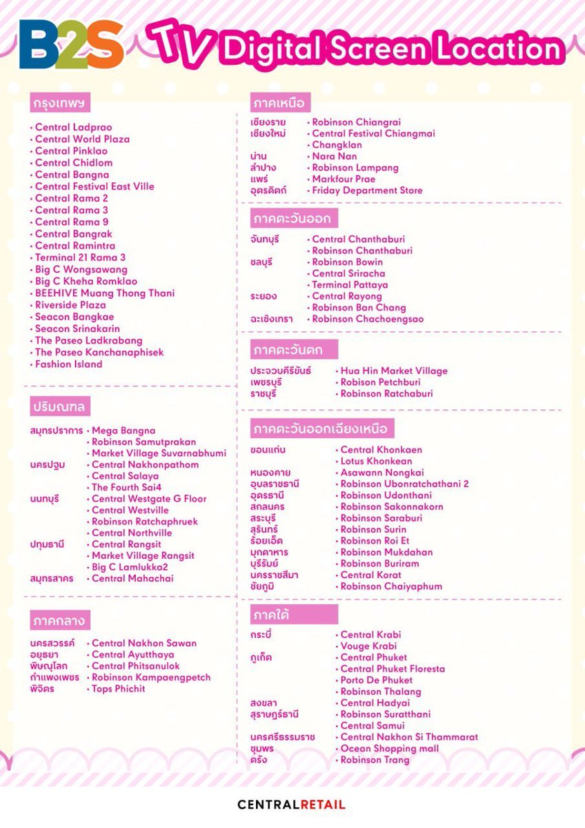 b2sth_screen's tweet photo. เช็คสาขาแล้วไปหาเมนของคุณกันนน ✨️ https://t.co/XGbSrjfw6I