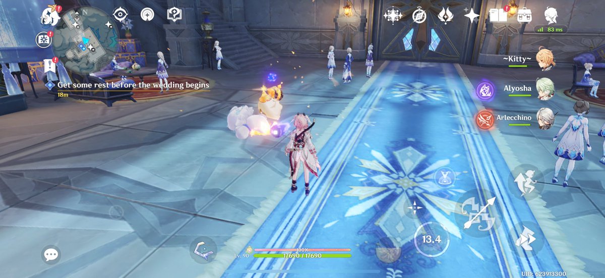 KittyVoca's tweet photo. One of my favorite things to do in Snezhnaya is beat up the jack frosts with Lumi. https://t.co/wdbbprIQbX