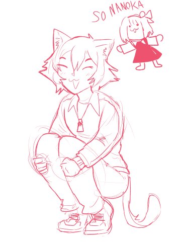 ◇ 手描きイラスト ◇ 流駕ちゃん クーヴェルちゃん Had to end the stream a lil sooner than expected but I had lots of