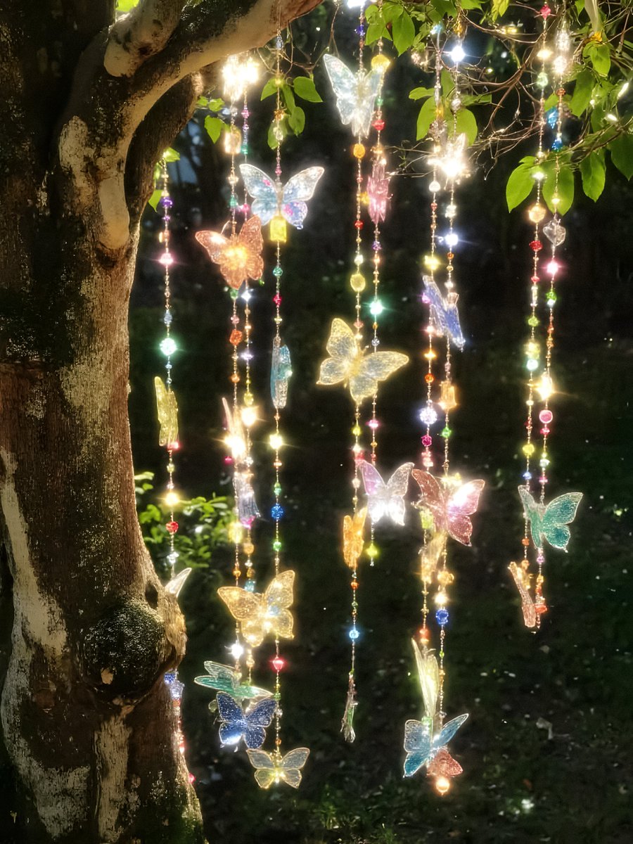 gardenofcolours's tweet photo. butterfly fairy lights ✨ https://t.co/5Azzd6T93f