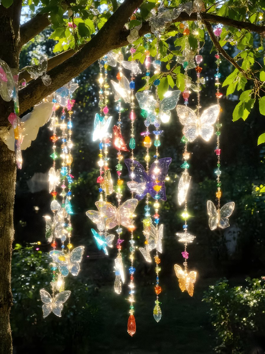 gardenofcolours's tweet photo. butterfly fairy lights ✨ https://t.co/5Azzd6T93f