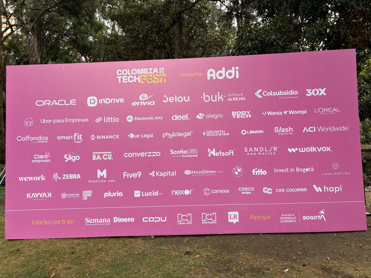 RumordeCorredor's tweet photo. Estoy invitado a Colombia Tech Week 2026. @coltechweek @Bogota - Después de una apertura lenta, está más interesante. No hay que llevar leña al monte. #Fintech #Tech #Startups #ColombiaTechWeek https://t.co/NbhJDpdqJH