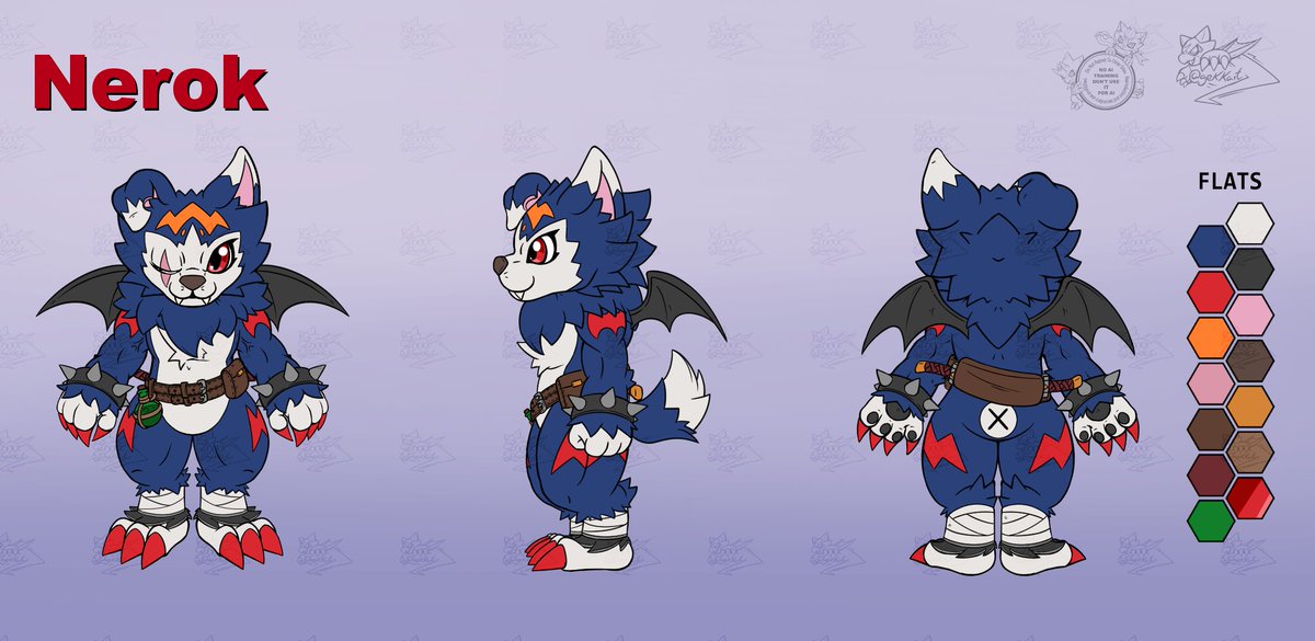 gekkart's tweet photo. 2 Reference Sheets Digimon OC  Cxmms, Dex and Nerok #Digimon #デジモン https://t.co/e4uawMaKH0